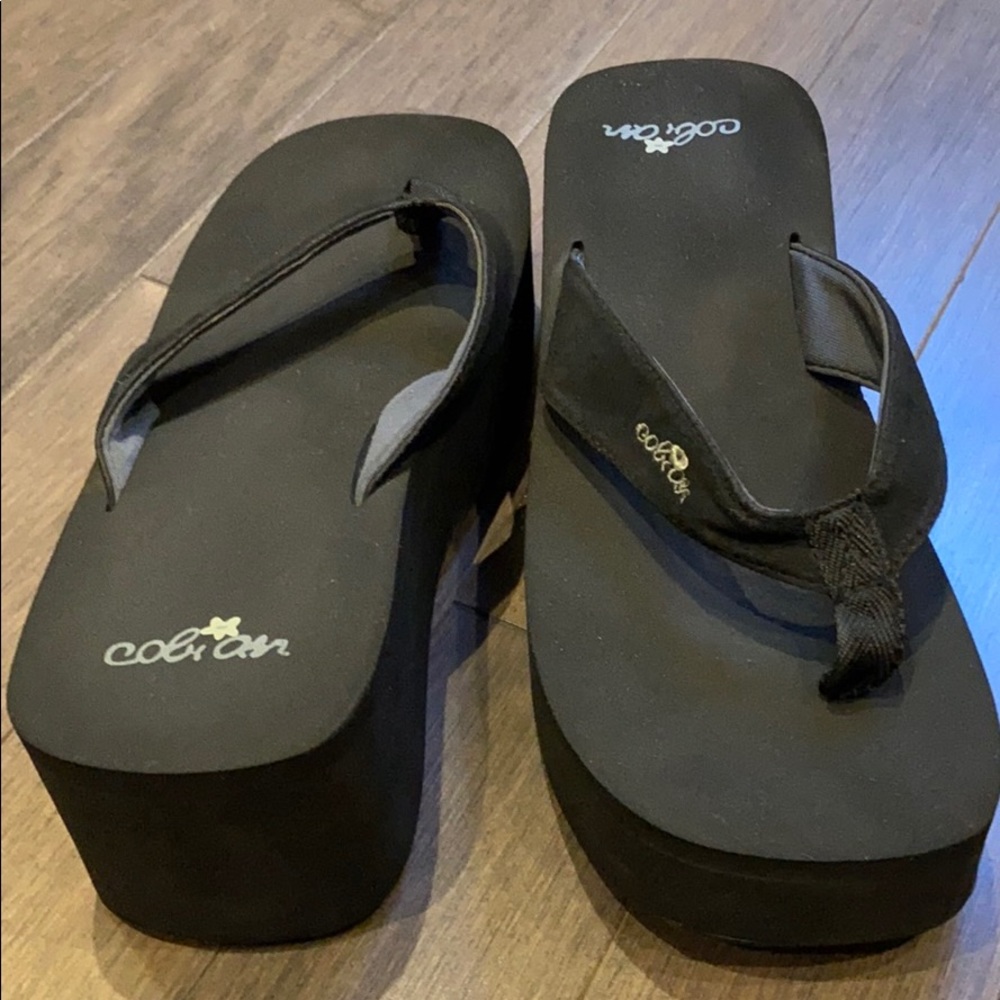 Cobian platform sandles